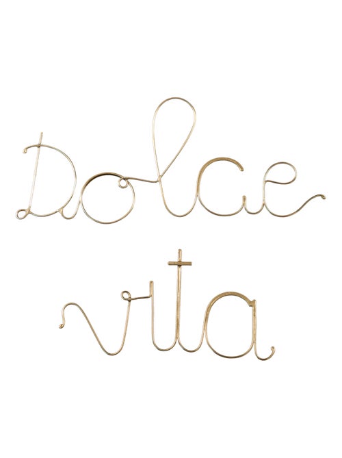 Palabra de alambre de latón "DOLCE VITA - Kiabi Palabra de alambre de latón "DOLCE VITA - Kiabi