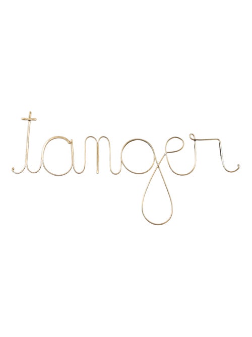 Palabra de alambre de latón "TANGER - Kiabi