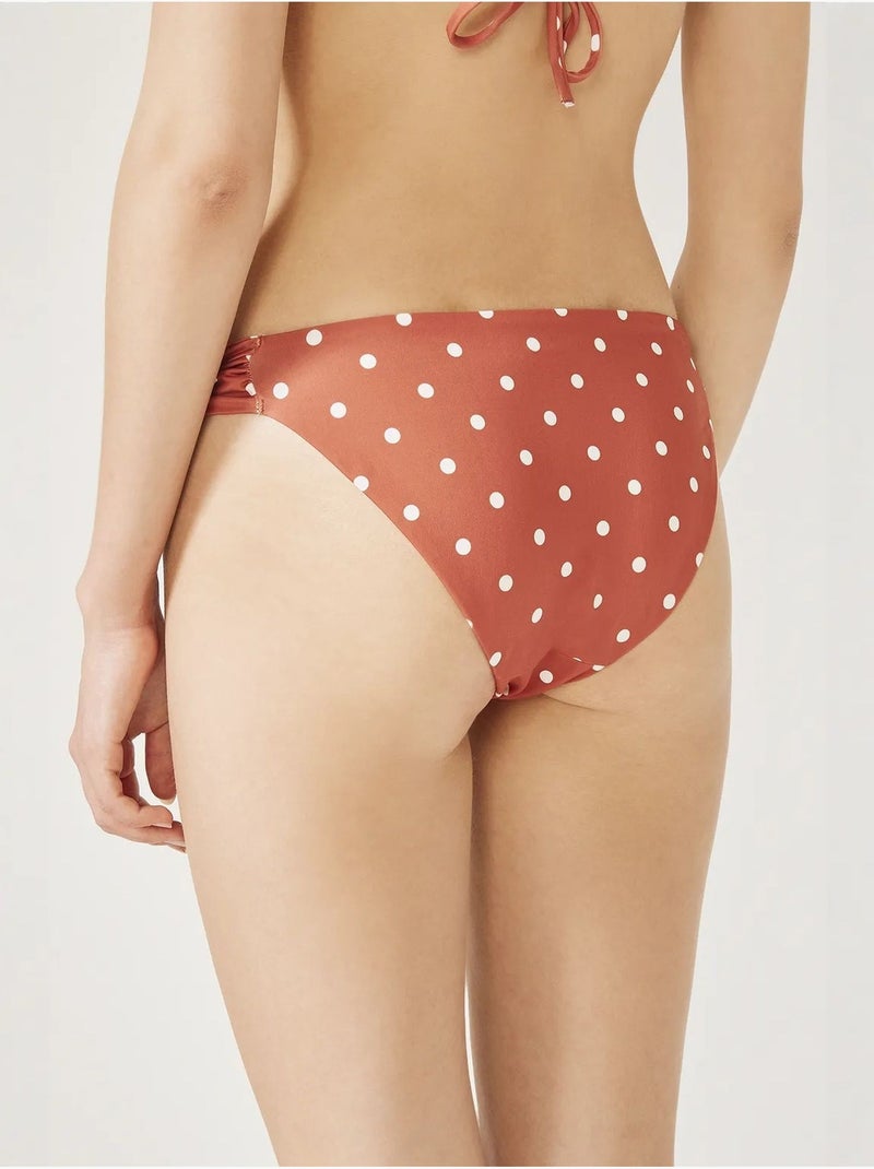 Palmaria braguita de bikini lateral penti Terracota - Kiabi