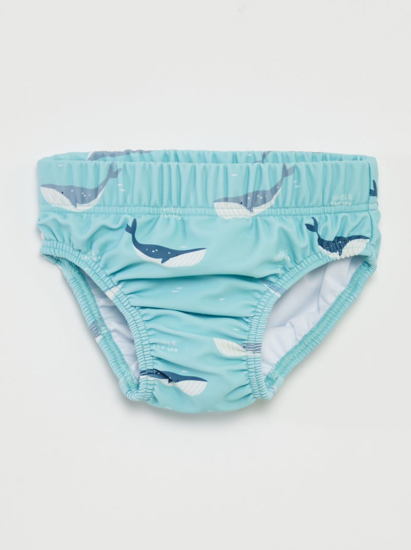 Pañal bañador lavable AZUL - Kiabi