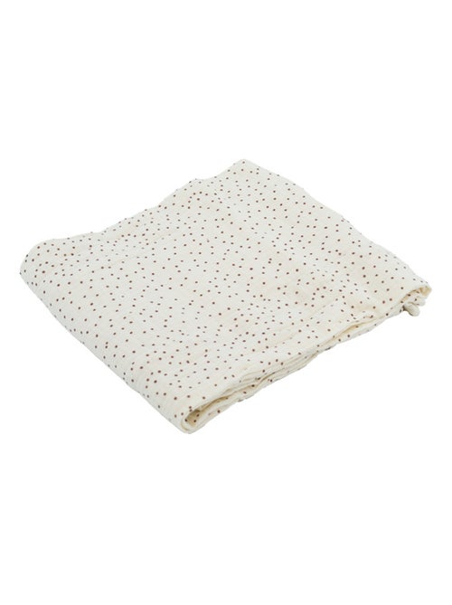 Pañal bebé maxi de muselina con lunares - Kiabi