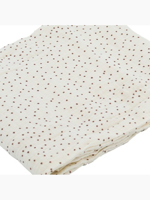 Pañal bebé maxi de muselina con lunares - Kiabi