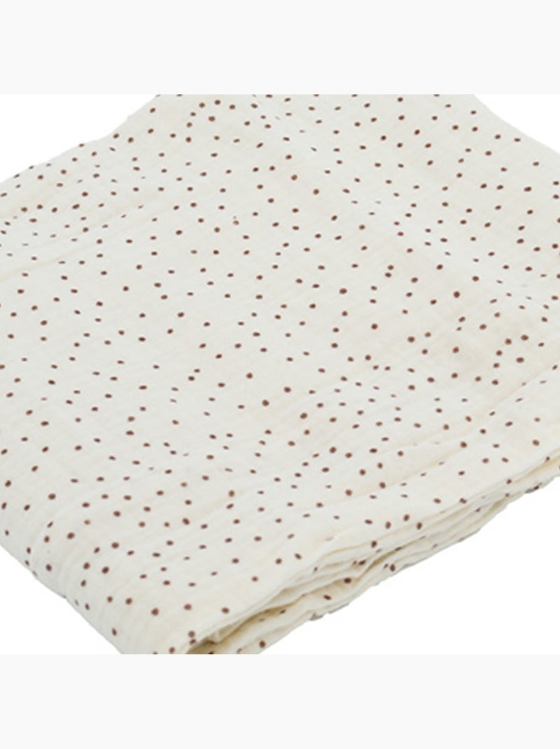 Pañal bebé maxi de muselina con lunares Crudo - Kiabi