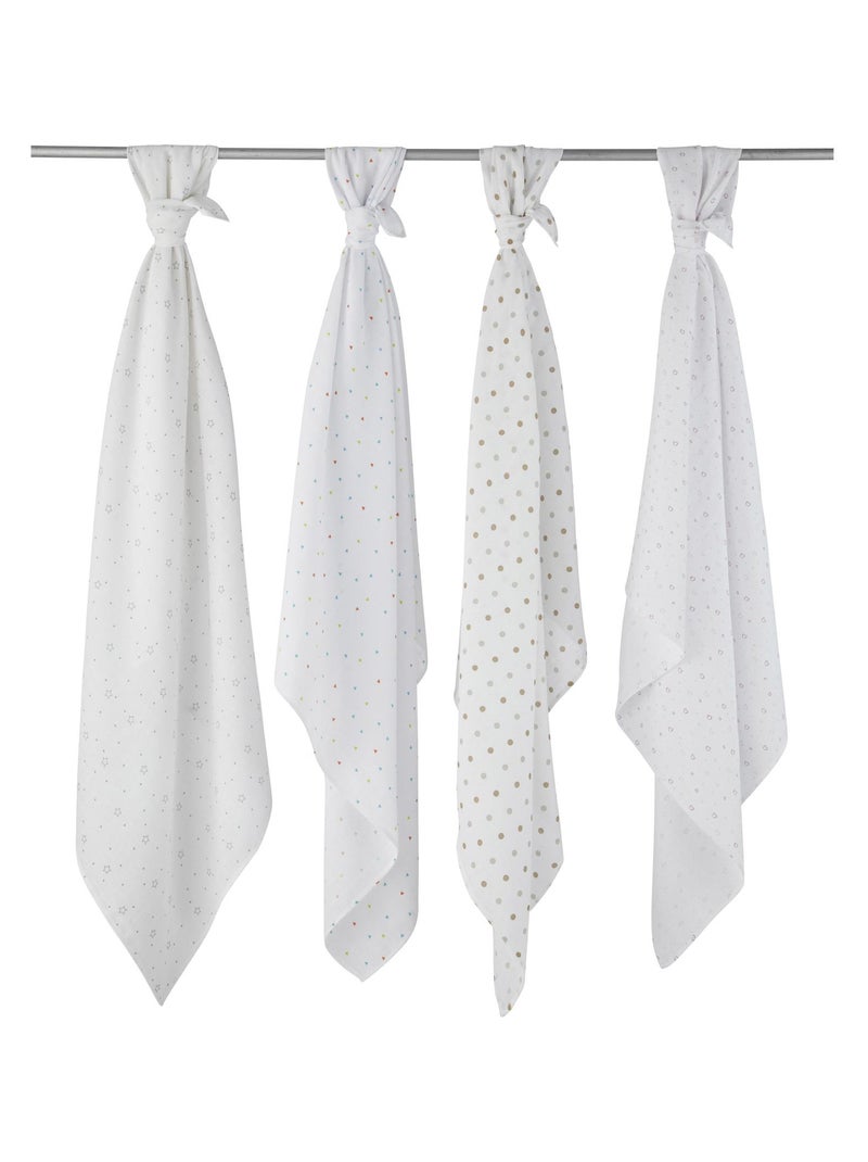 Pañal maxi con estrellas Gris claro - Kiabi