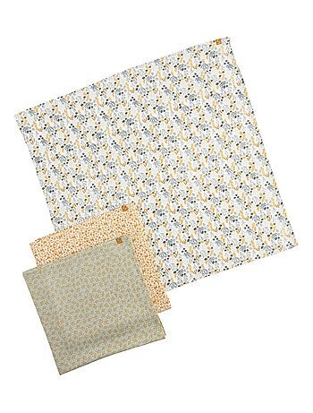 Pañales 70x70cm de algodón orgánico - SAUTHON