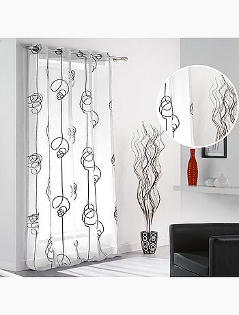 Panel transparente estampado "Looping