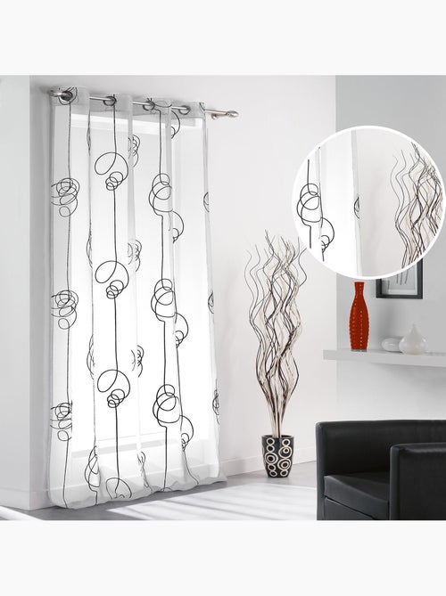 Panel transparente estampado "Looping - Kiabi Panel transparente estampado "Looping - Kiabi