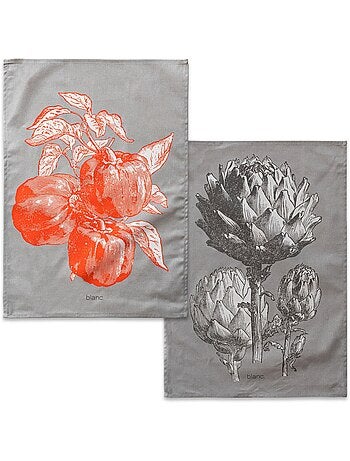 Paño de cocina 2 ud Artichoke "Happyfriday