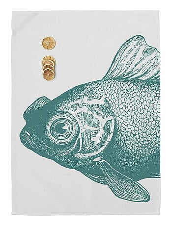 Paño de cocina 2 ud Blue sea "Happyfriday