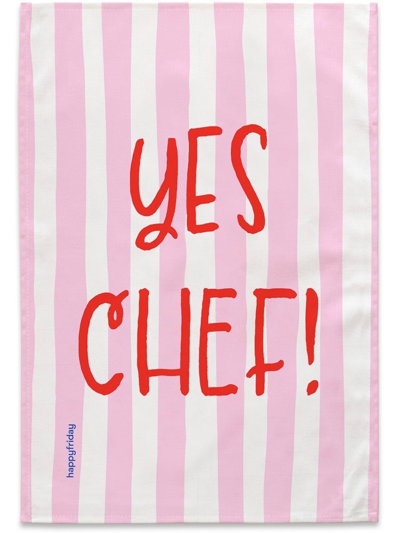 Paño de cocina 2 ud Chef "Happyfriday" Multicolor - Kiabi