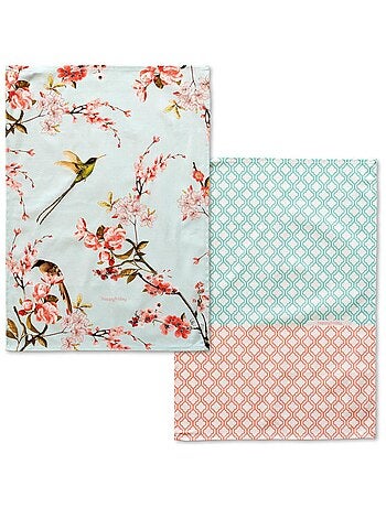 Paño de cocina 2 ud Chinoiserie "Happyfriday