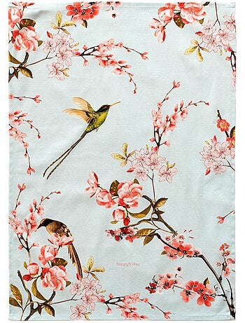 Paño de cocina 2 ud chinoiserie "happyfriday