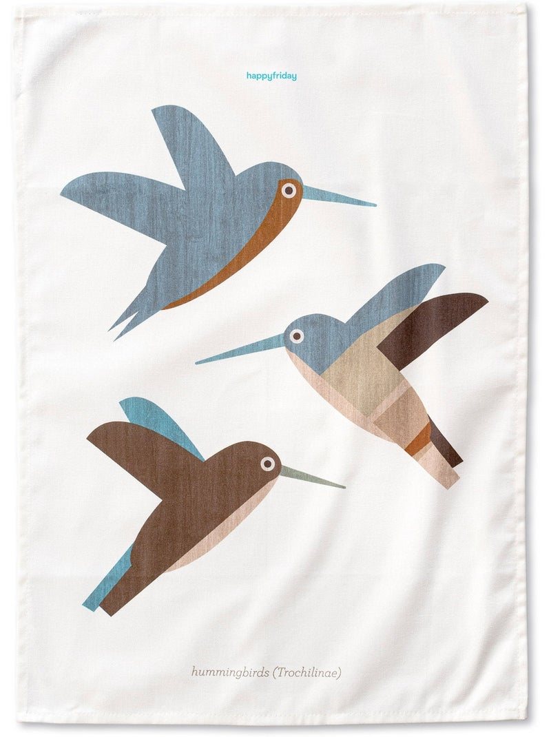 Paño de cocina 2 ud Colibri delphinae "Happyfriday" Multicolor - Kiabi