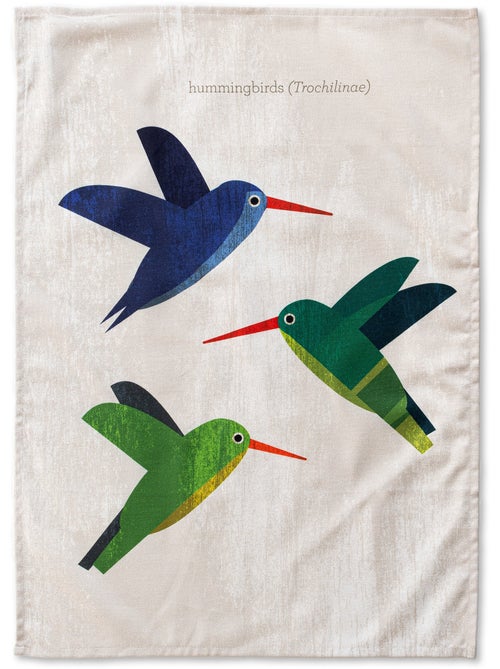 Paño de cocina 2 ud Colibri "Happyfriday" - Kiabi