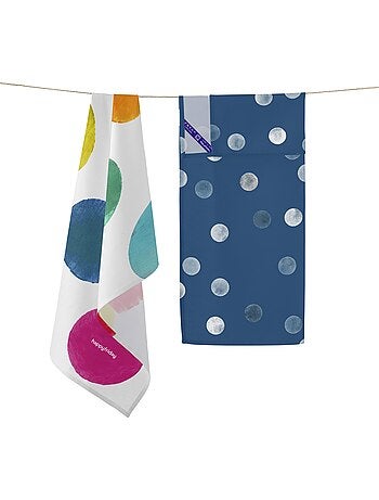 Paño de cocina 2 ud Confetti "Happyfriday