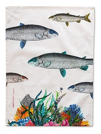 Paño de cocina 2 ud Fish "Happyfriday