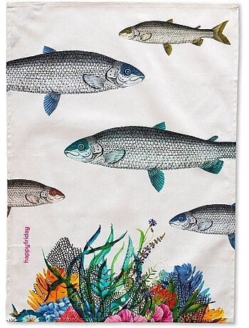 Paño de cocina 2 ud Fish "Happyfriday