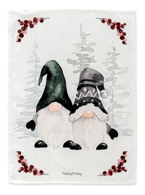 Paño de cocina 2 ud Gnomes "Happyfriday" - Kiabi