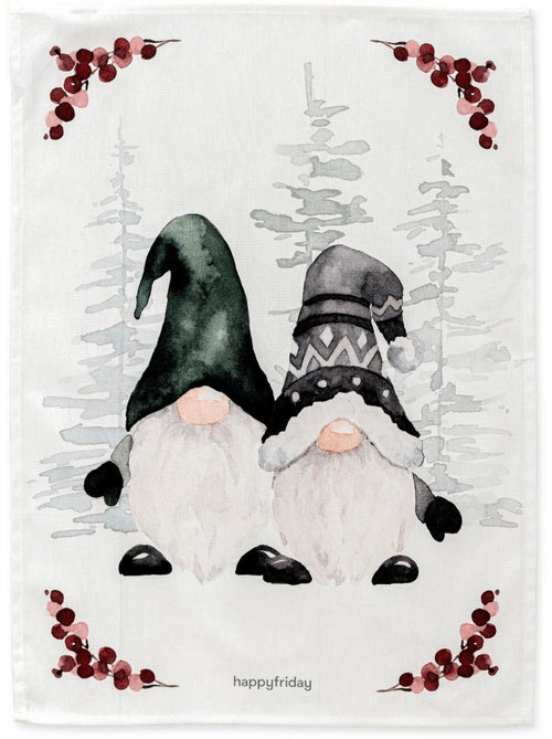 Paño de cocina 2 ud Gnomes "Happyfriday" - Kiabi Paño de cocina 2 ud Gnomes "Happyfriday" - Kiabi
