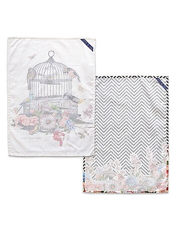 Paño de cocina 2 ud Hanging garden "Happyfriday