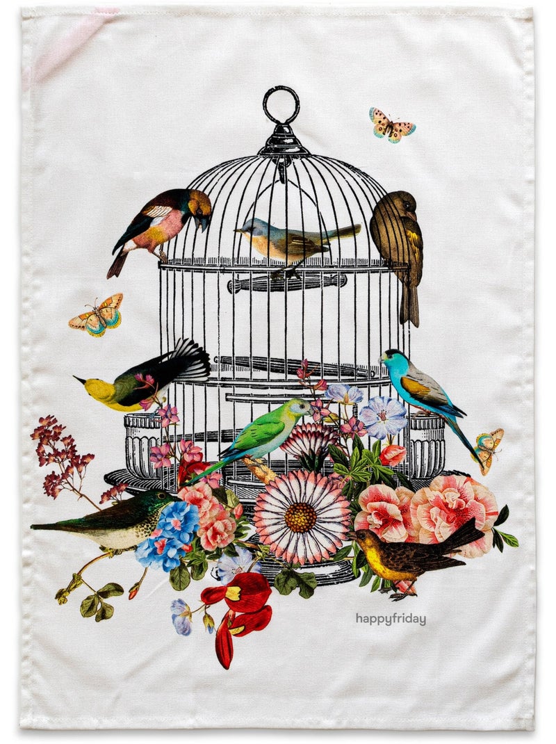 Paño de cocina 2 ud Hanging garden "Happyfriday" Multicolor - Kiabi