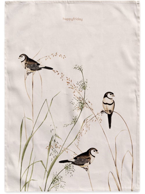 Paño de cocina 2 ud Happy birds "Happyfriday" - Kiabi Paño de cocina 2 ud Happy birds "Happyfriday" - Kiabi