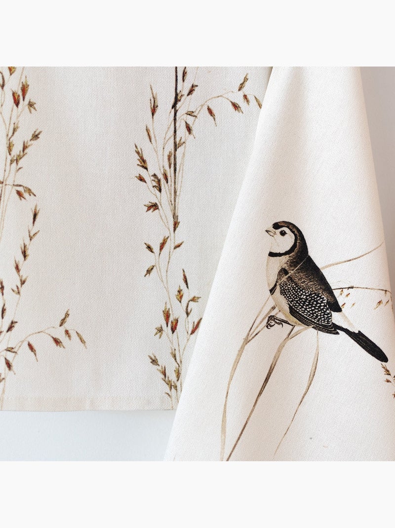 Paño de cocina 2 ud Happy birds "Happyfriday" Multicolor - Kiabi