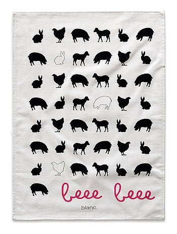 Paño de cocina 2 ud Kikiriki "Happyfriday