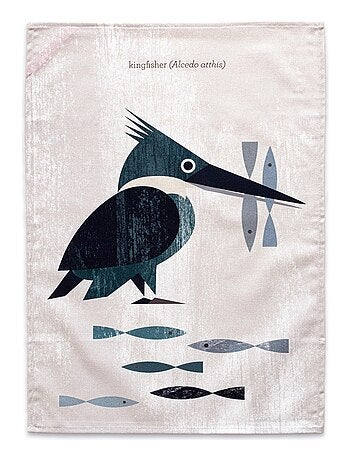 Paño de cocina 2 ud Kingfisher "Happyfriday