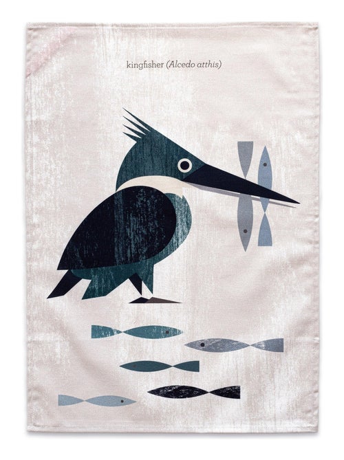 Paño de cocina 2 ud Kingfisher "Happyfriday" - Kiabi