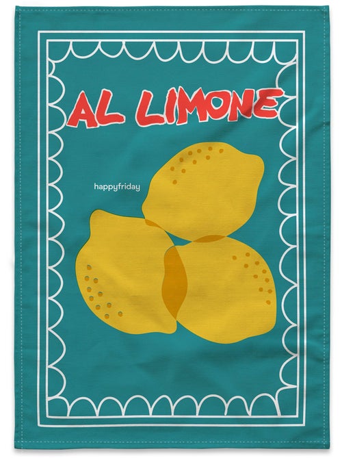 Paño de cocina 2 ud lemon fish "happyfriday" - Kiabi Paño de cocina 2 ud lemon fish "happyfriday" - Kiabi