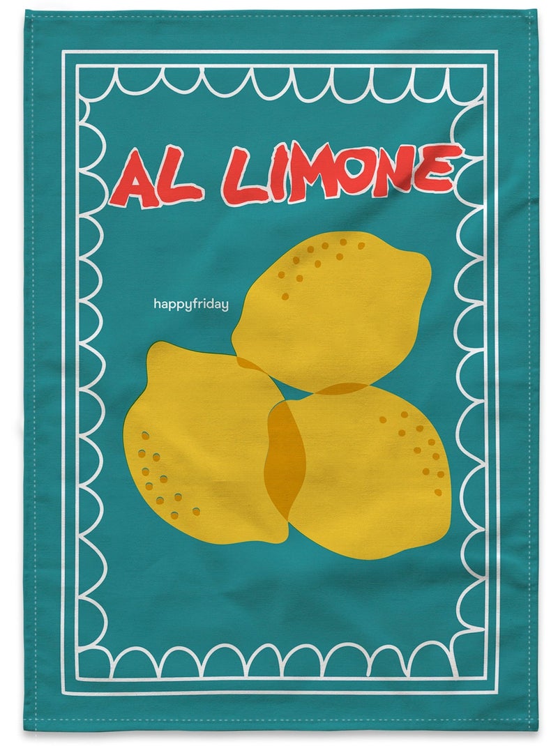 Paño de cocina 2 ud Lemon fish "Happyfriday" Multicolor - Kiabi