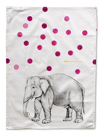 Paño de cocina 2 ud Savanna "Happyfriday