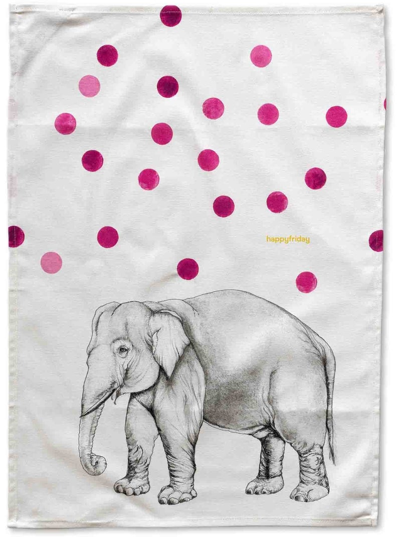 Paño de cocina 2 ud Savanna "Happyfriday" Multicolor - Kiabi