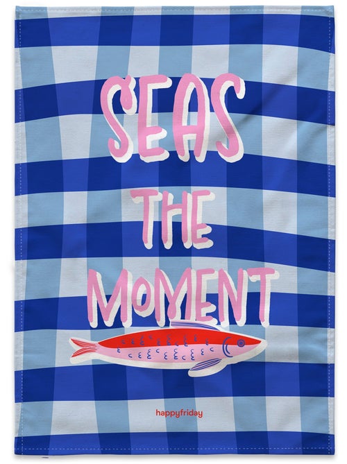 Paño de cocina 2 ud Seas the moment "Happyfriday" - Kiabi Paño de cocina 2 ud Seas the moment "Happyfriday" - Kiabi