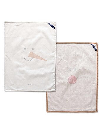 Paño de cocina 2 ud Snow mates "Happyfriday