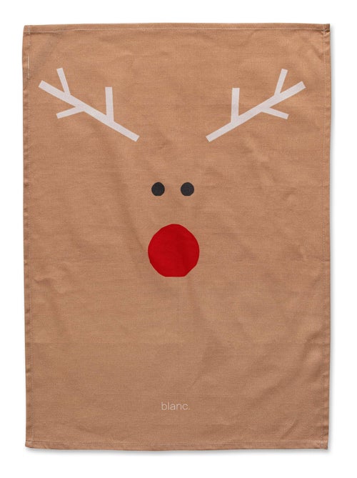 Paño de cocina 2 ud Snow mates "Happyfriday" - Kiabi