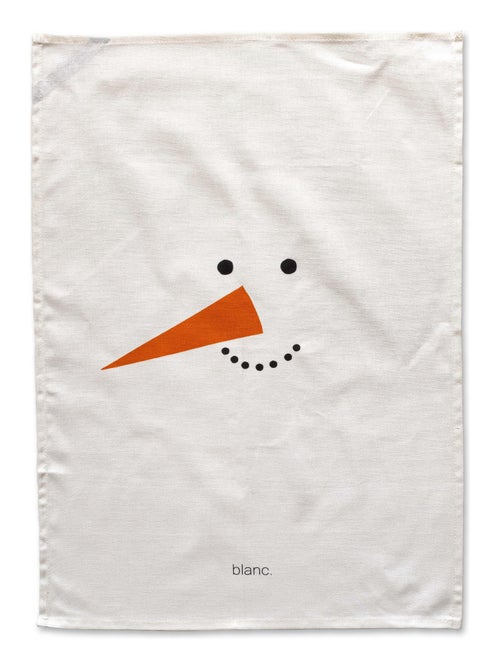 Paño de cocina 2 ud Snow mates "Happyfriday" - Kiabi