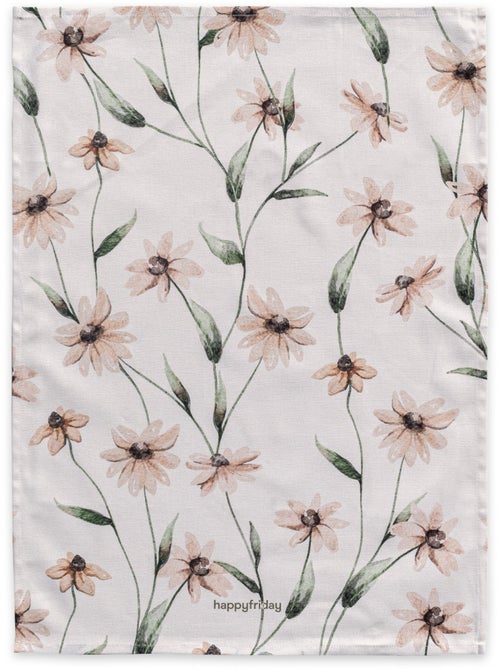 Paño de cocina 2 ud Tinny bloom "Happyfriday" - Kiabi