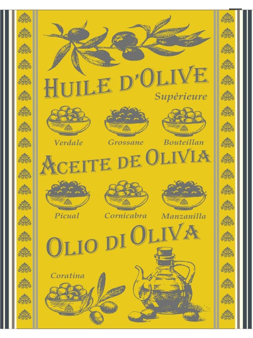 Paño de cocina de algodón con aceite de oliva - Kiabi Paño de cocina de algodón con aceite de oliva - Kiabi