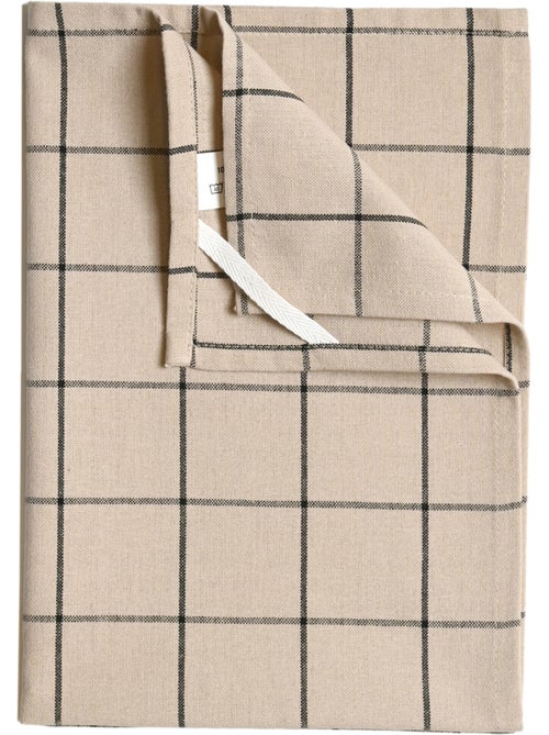 Paño de cocina de algodón con estampado de cuadros - Kiabi