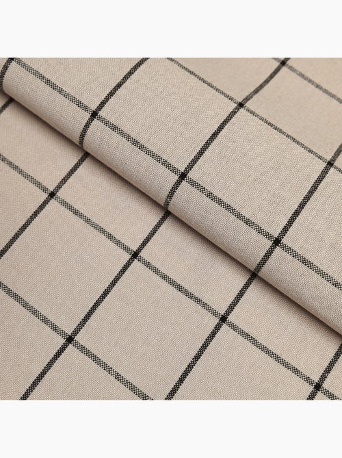 Paño de cocina de algodón con estampado de cuadros - Kiabi