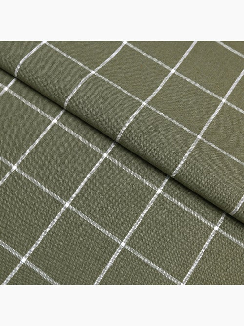 Paño de cocina de algodón con estampado de cuadros - Kiabi