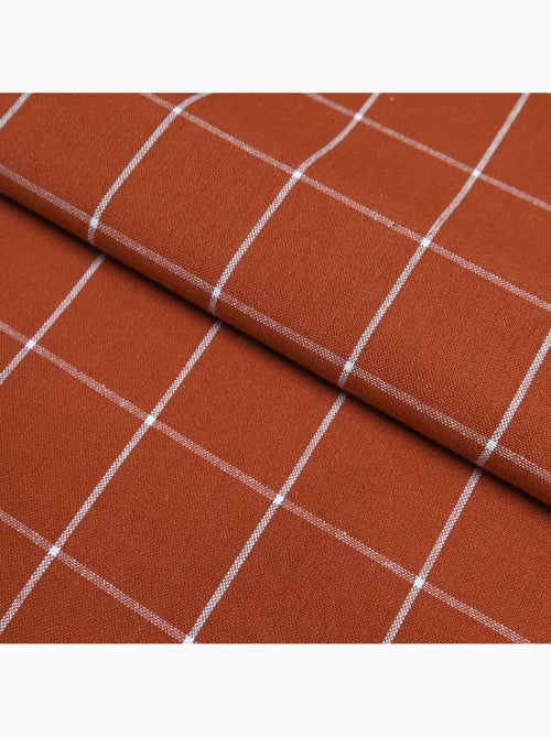 Paño de cocina de algodón con estampado de cuadros - Kiabi