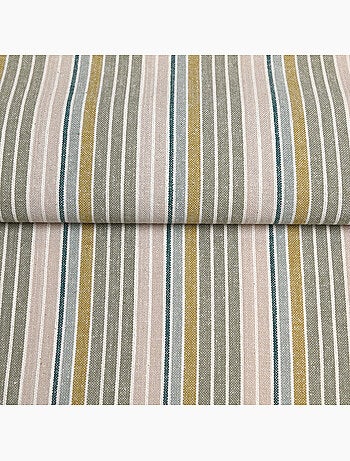 Paño de cocina de algodón con rayas tejidas