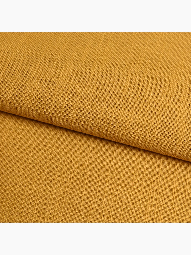 Paño de cocina de algodón liso Amarillo oscuro - Kiabi
