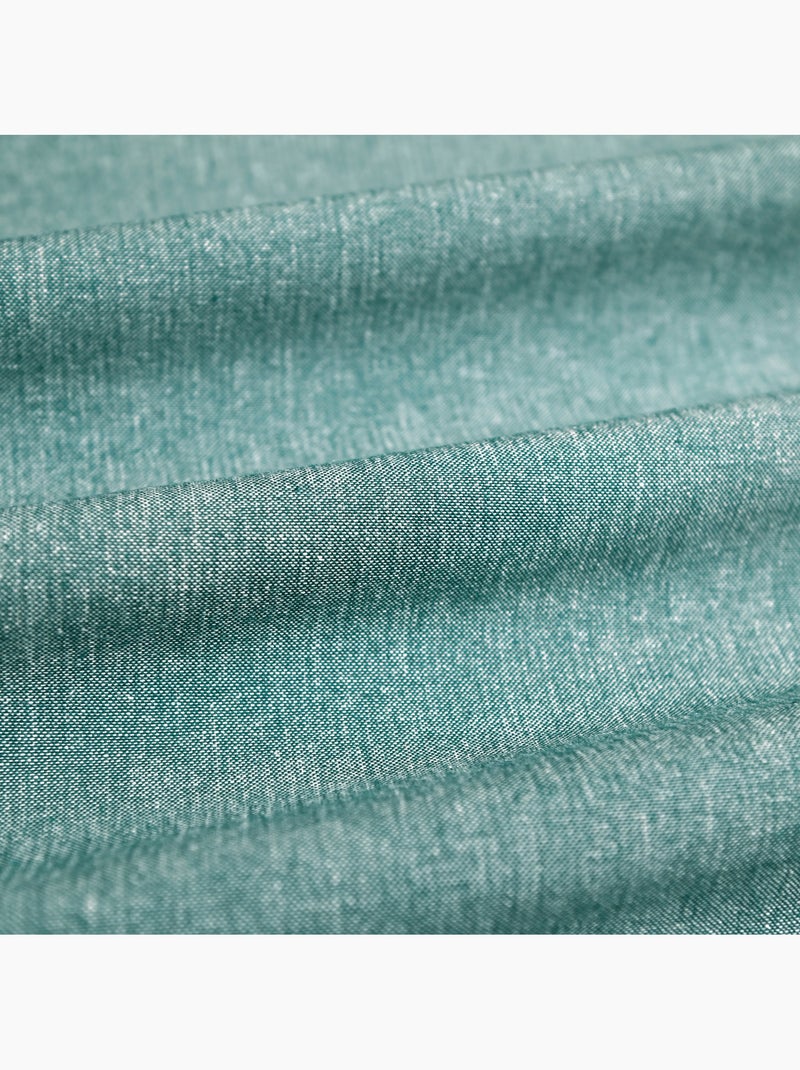 Paño de cocina de algodón liso Azul - Kiabi