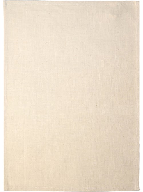 Paño de cocina de algodón liso - Kiabi