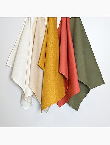 Paño de cocina de algodón liso