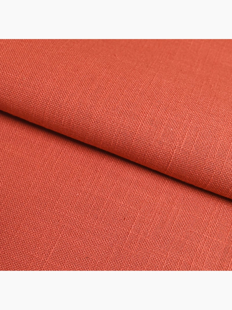 Paño de cocina de algodón liso Naranja coral - Kiabi